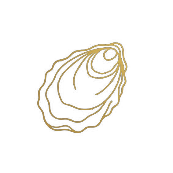 牡蠣の線画アイコン